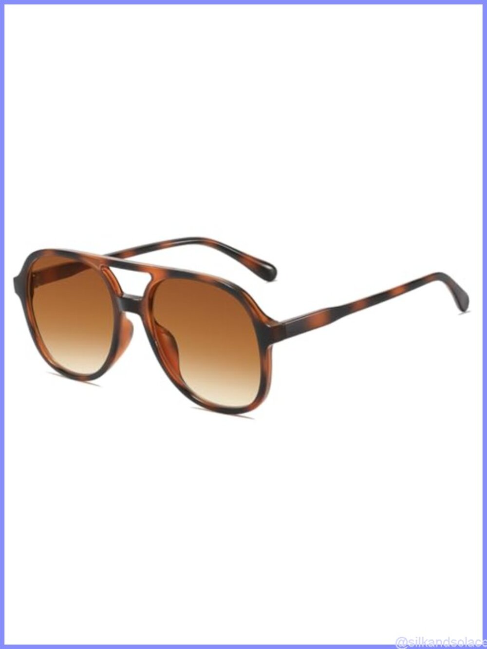 Retro Aviator Sunglasses Square UV400 Full-Frame Driving Unisex